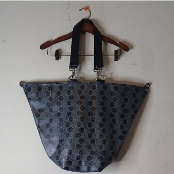 ThinkGeek Stylish Gray Hexagon Tote Bag - Picture 1 of 15